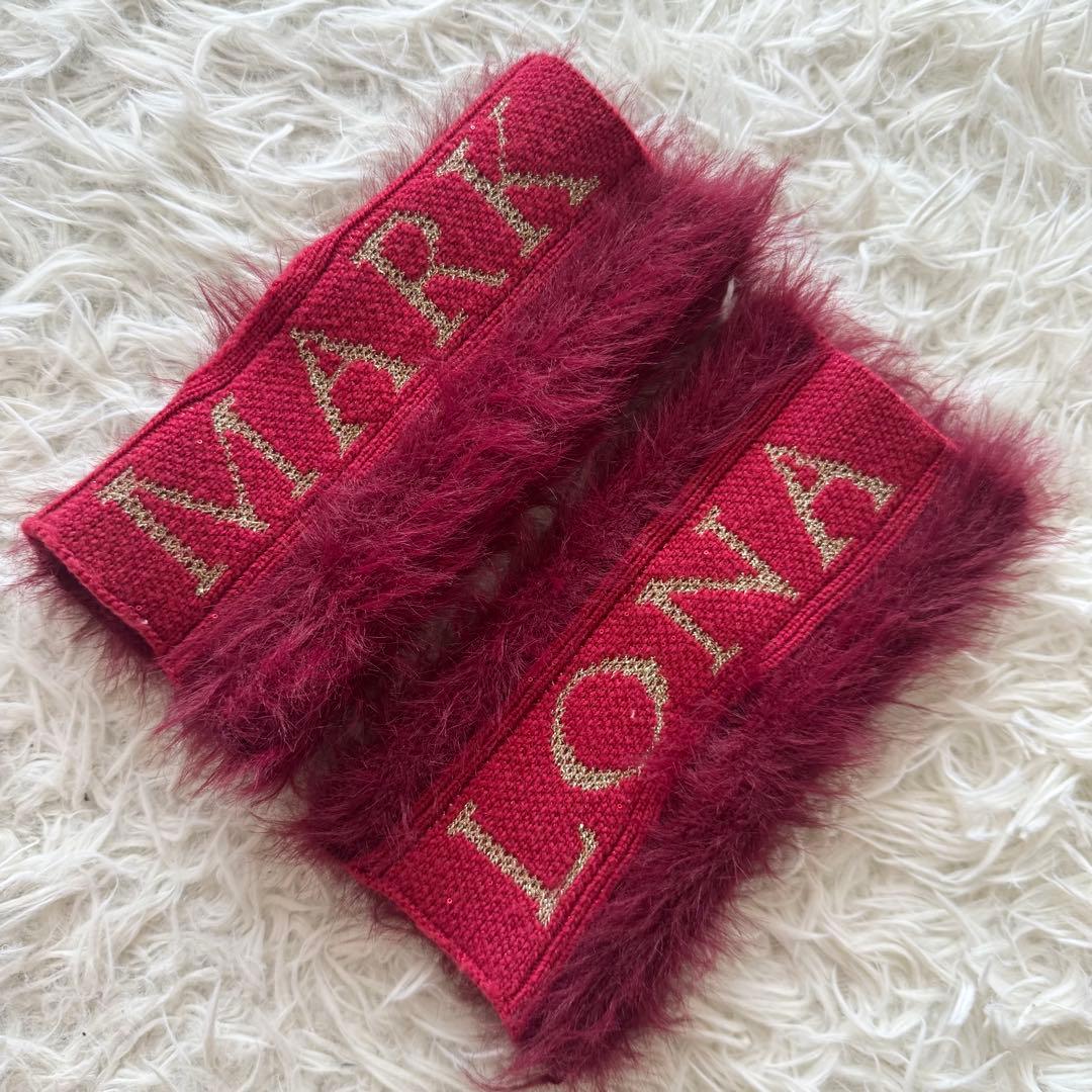 【マークアンドロナ】24年製　Cristina Glam Fur Sweater