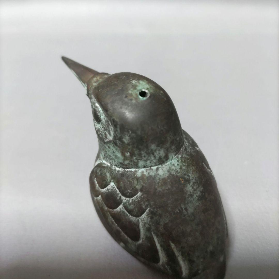 かわせみ水滴 　鋳銅製