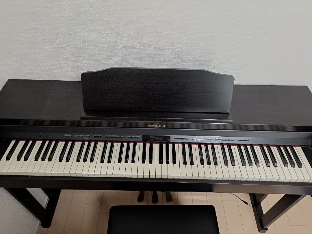 【美品】電子ピアノ　ローランドHP601-CR