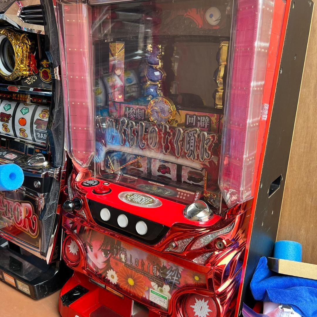 【配送料込み・引取可能】D-light パチスロ ひぐらしのなく頃に絆 実機