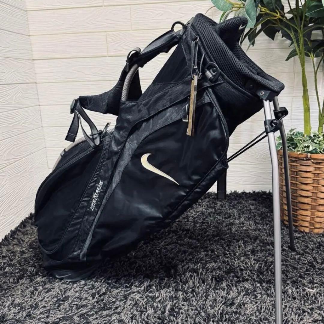 Nike ブラック キャディバッグ スタンド付き