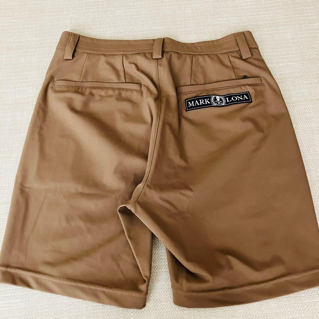 【新品タグ付】マークアンドロナ ハーフパンツ ゴルフ ロゴ 24年モデル 44