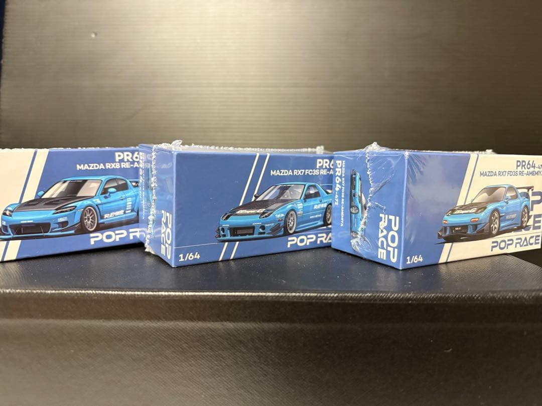 TAS 2026 Pop Race MAZDA RE-雨宮 3台セット1/64
