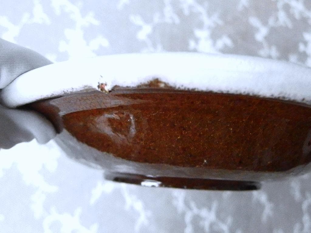 ♪美品 フランスアンティーク 19世紀 キュノワール 深皿 / スープ皿