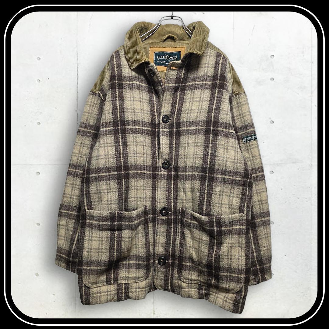 CHERVO チェック柄ジャケット　ヴィンテージ