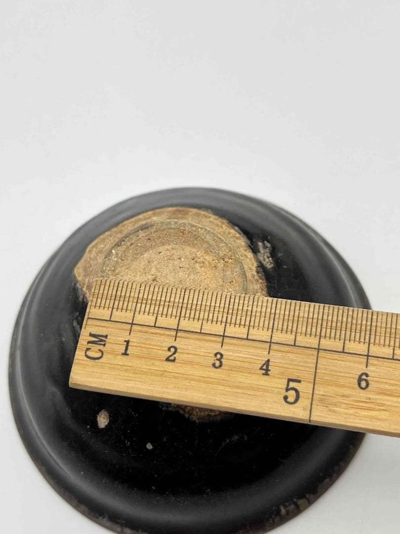 南宋時代　黑釉天目茶碗 二個 福清窯茶盞 唐物　古賞物　時代物(B-36)