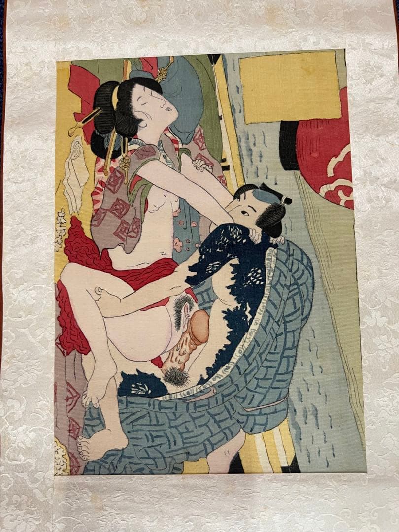 1465 骨董　古美術　春画　巻物　希少　時代物