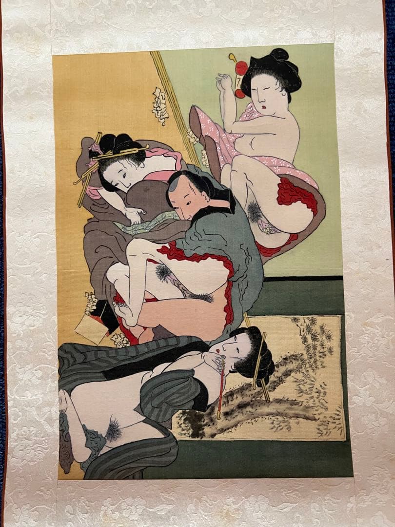 1465 骨董　古美術　春画　巻物　希少　時代物