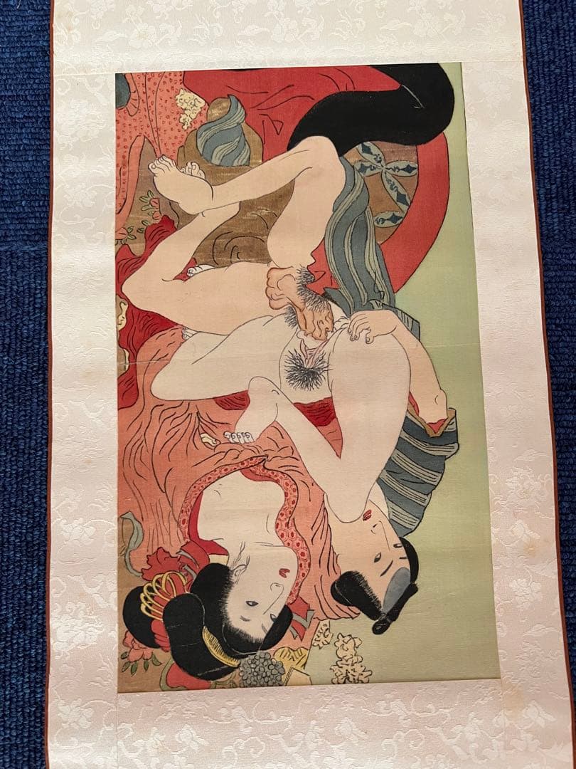 1465 骨董　古美術　春画　巻物　希少　時代物