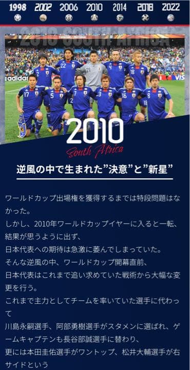 【未開封限定ユニホーム】サッカー日本代表2010 プレミア