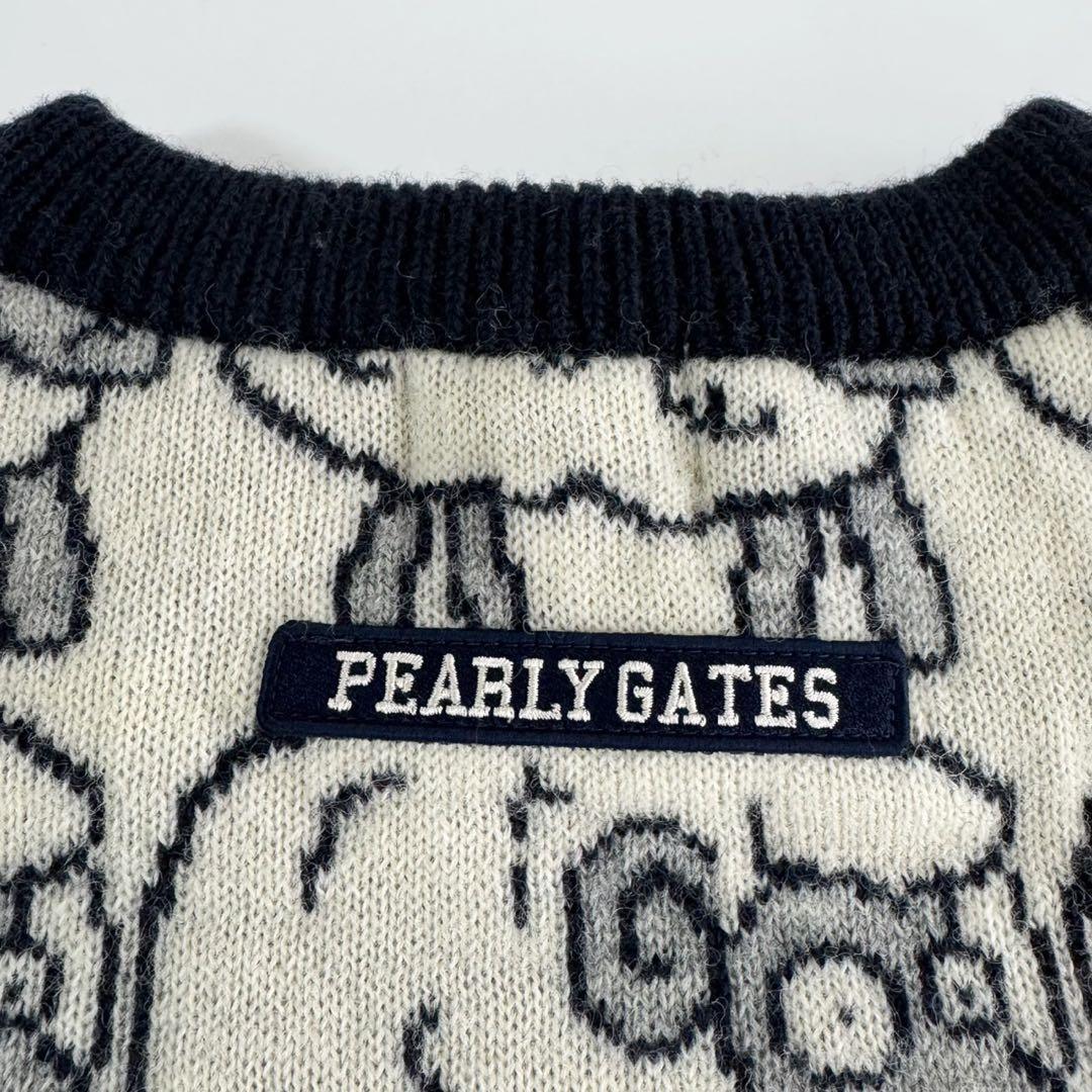 PEARLY GATES パーリーゲイツ ゴルフウェア 長袖ウールセーター 4