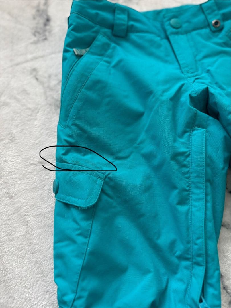 美品Burton子どもスノーボードウェアキッズSセットアップ120130140