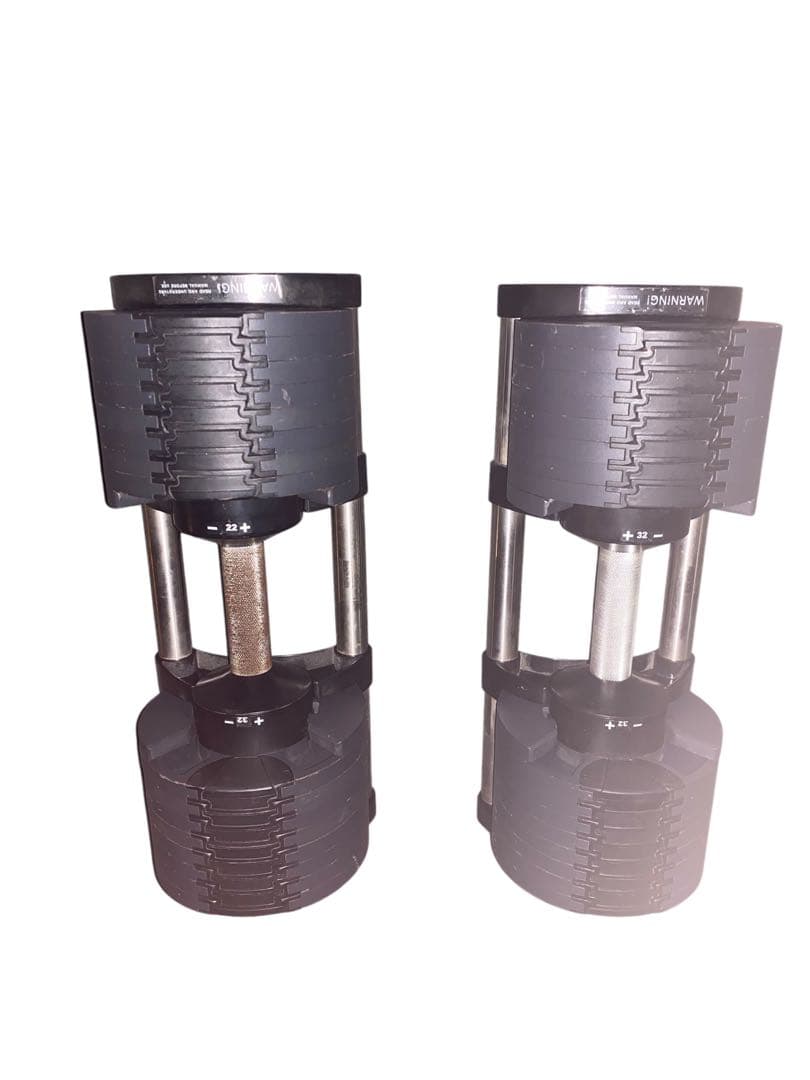 NUO NUOBELL 可変式ダンベル 32キロ2個、スタンド1/4梱包　その④