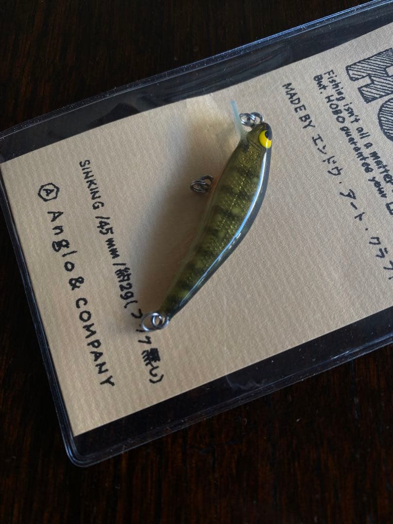 新品未開封 Anglo＆company HOBO 45S ハンドメイドミノー
