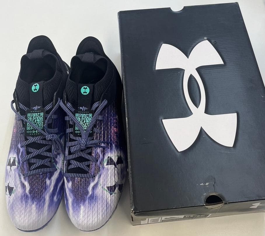 新品 アンダーアーマー ブラースモーク 2.0 アメフトスパイク 29.5cm