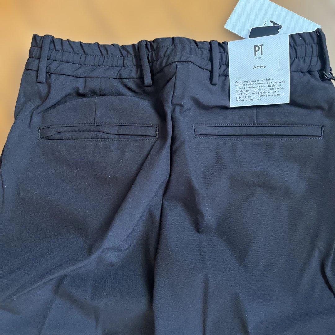 未使用品　PT トリノ メンズゴルフパンツ スリムフィット 42サイズ 黒