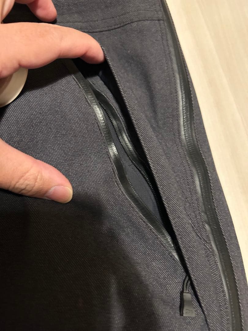 ダイワ ビブ パンツ レイン ブラックデニム DR 52420P