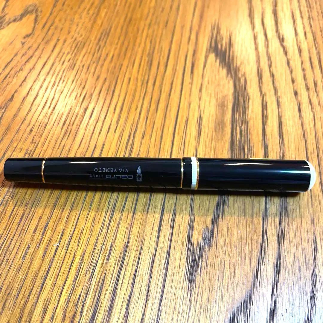 DELTA ヴィア　ベネット ブラック　万年筆　14K