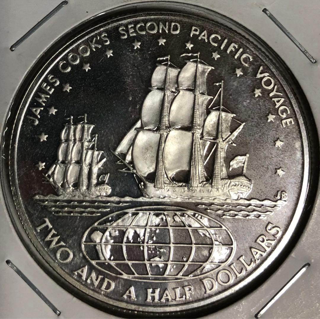 1973年 クック諸島 2.5ドル