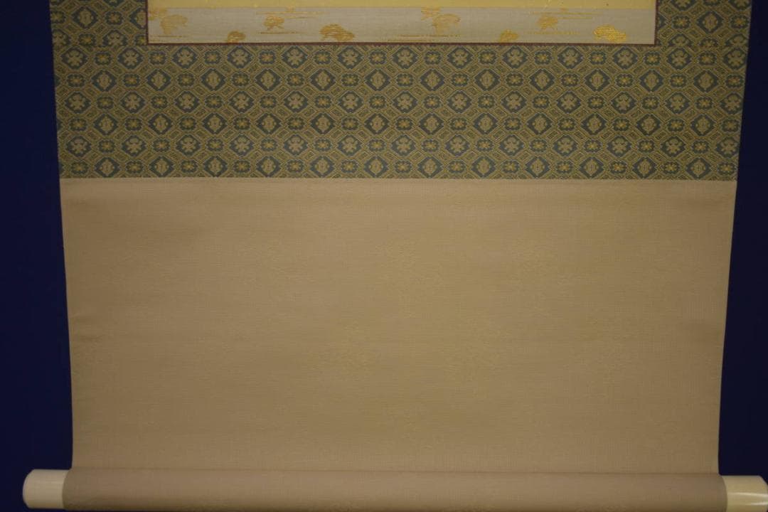 複製/松渓/京都/大文字/焼き/金泥/工芸/布袋屋掛軸HI-796