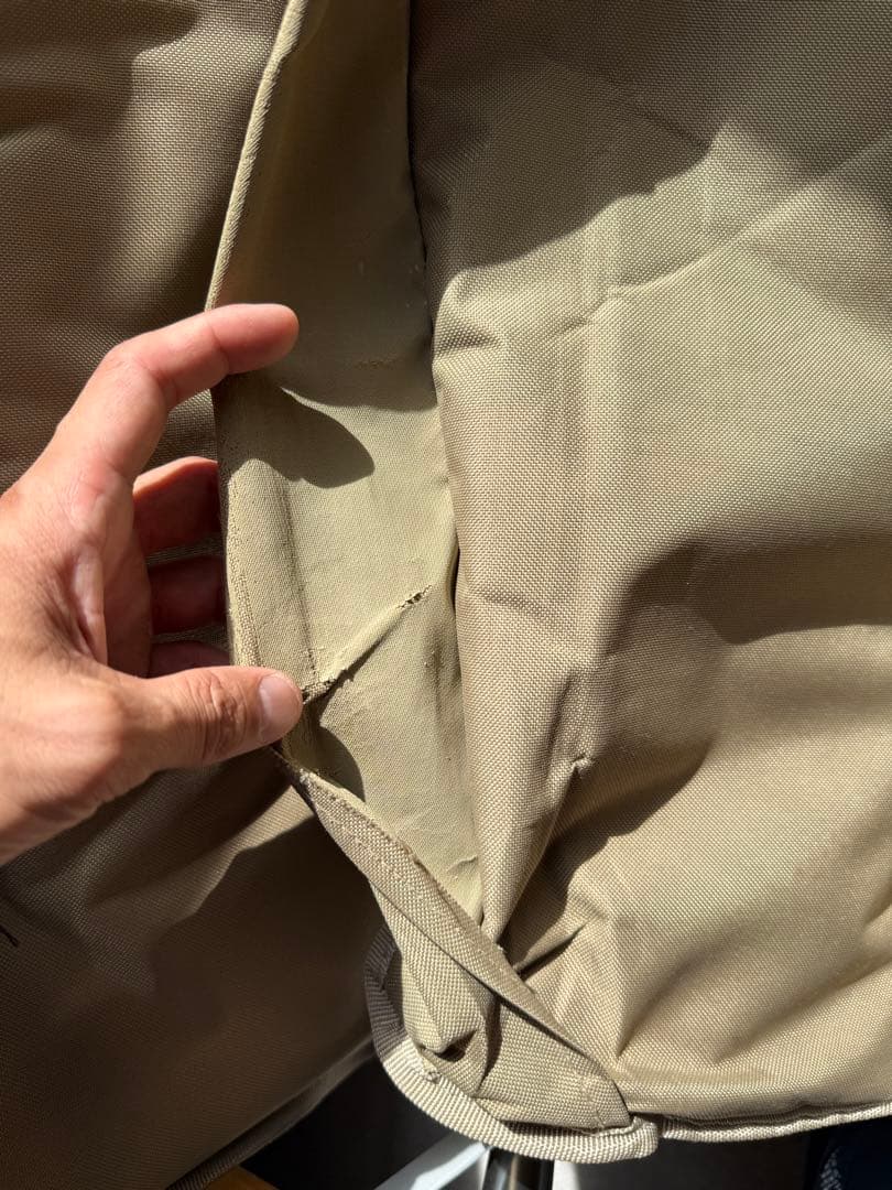 DOD グッドラックソファ ベージュ 2人掛け 折りたたみチェア キャンプ