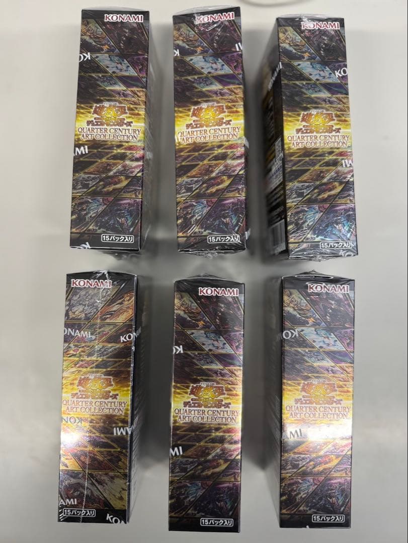 遊戯王OCG クォーターセンチュリーアートコレクション　シュリンク付6BOX