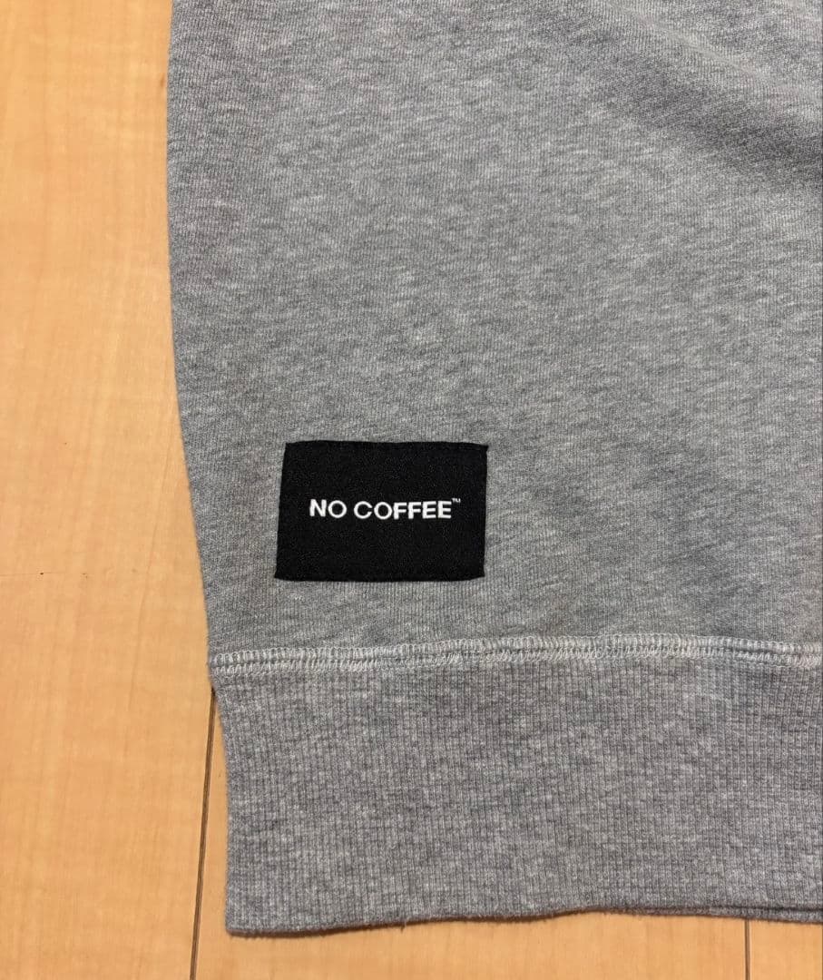 NO COFFEE × CLUBHAUS \"NO GOLF\" スウェット L
