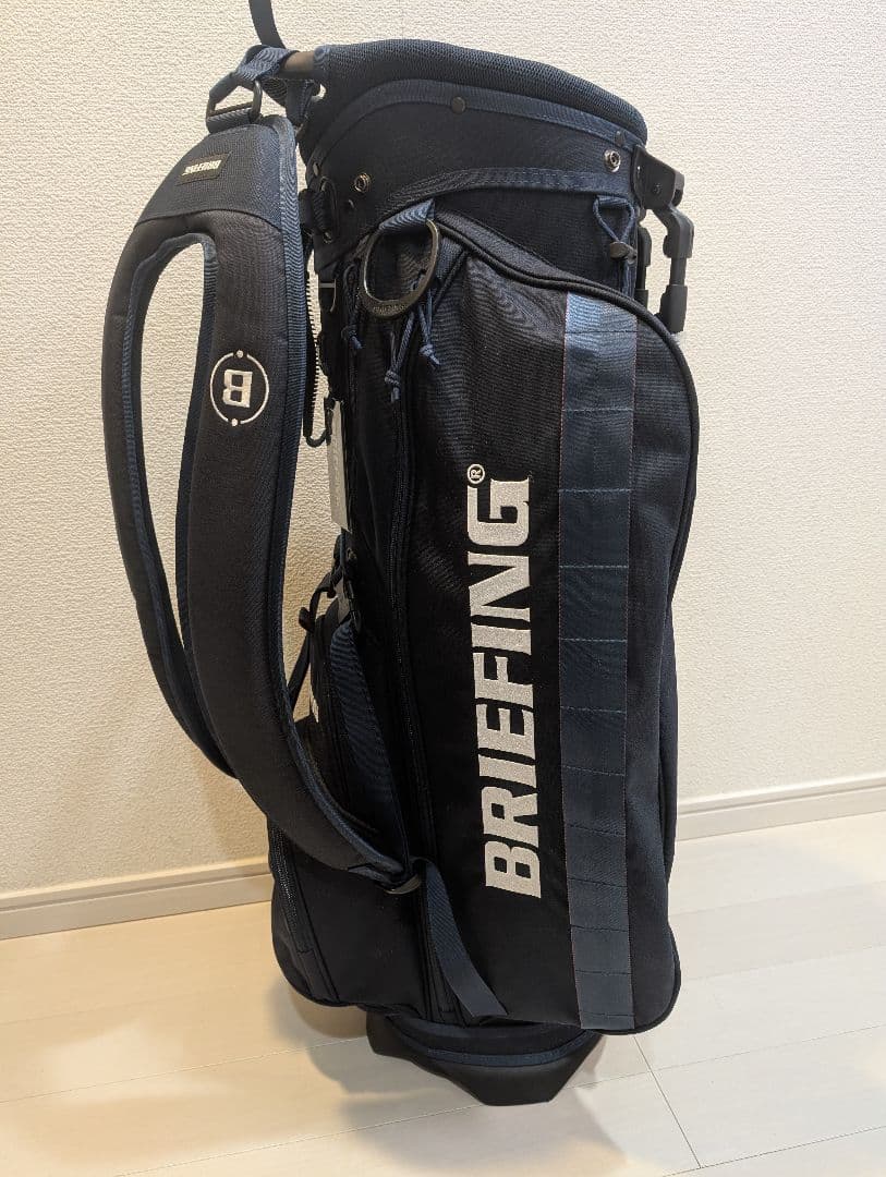 ブリーフィングゴルフ キャディバッグ CR-4 #03 ネイビー スタンド