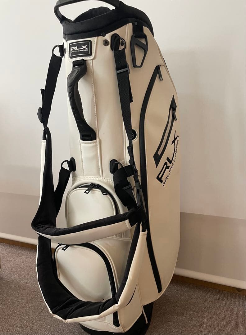 ポロ ラルフローレン RLX スタンドキャディバッグ　 ホワイト/ブラック