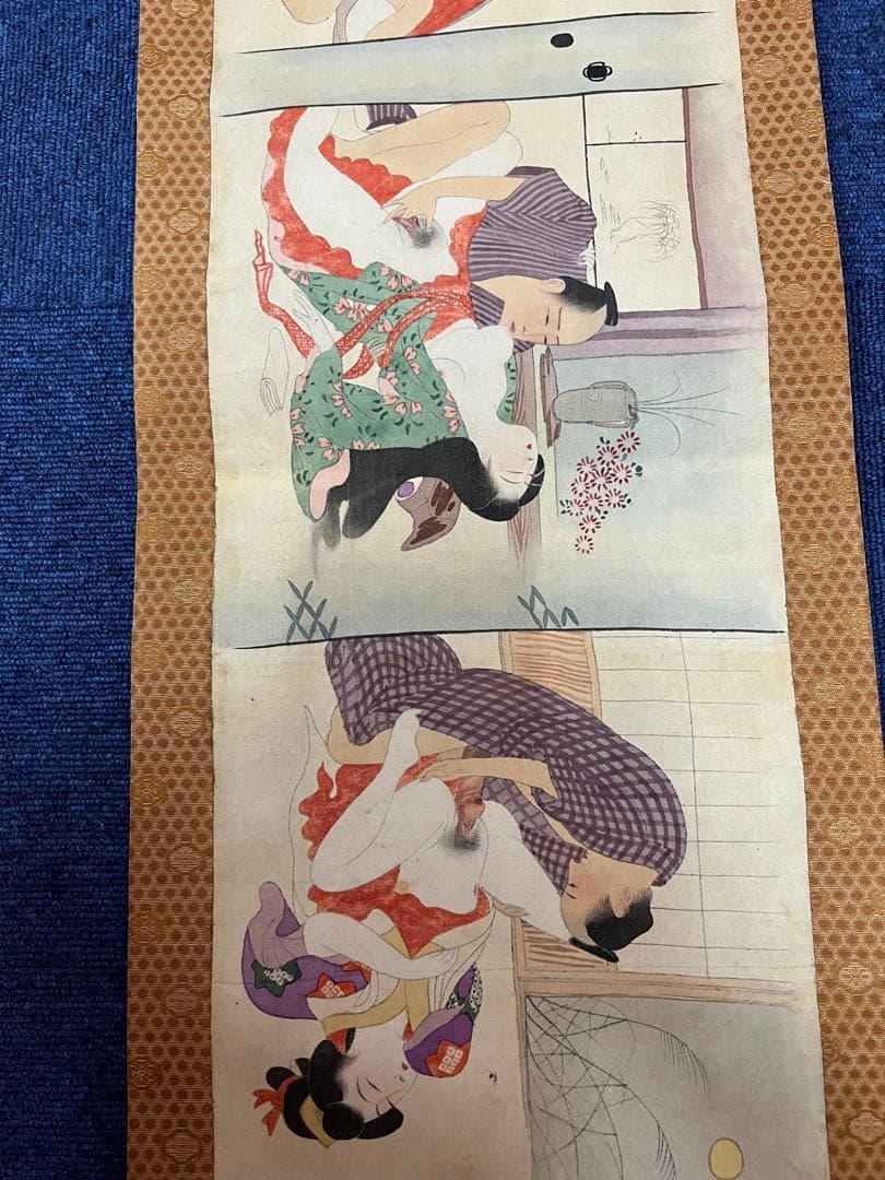 1466  骨董　古美術　春画　巻物　希少　時代物