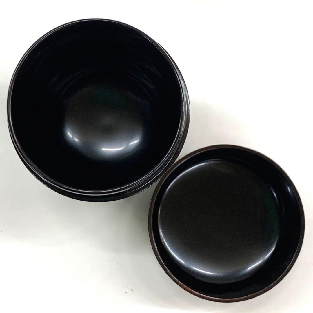 【長棗　蜻蛉に蒲1   欅溜】田中宗凌　共箱