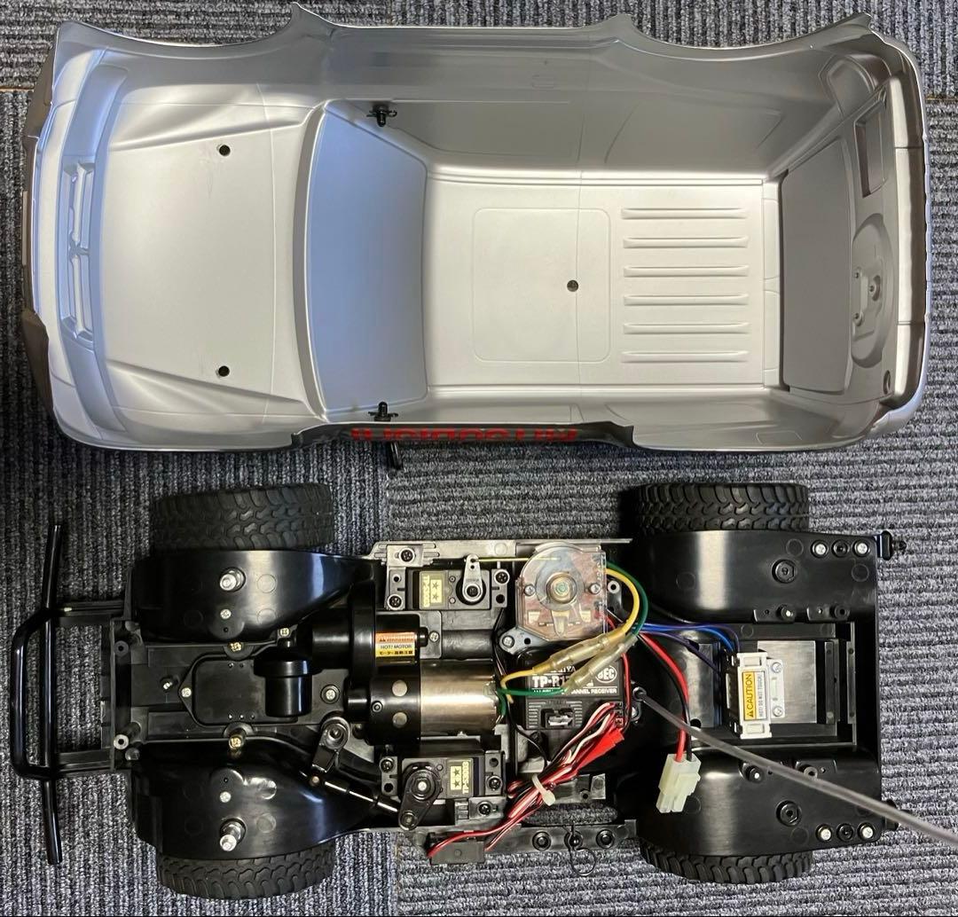 タミヤ1/10 XB三菱パジェロ　ラリースポーツ　ラジコン電動RC 4WD