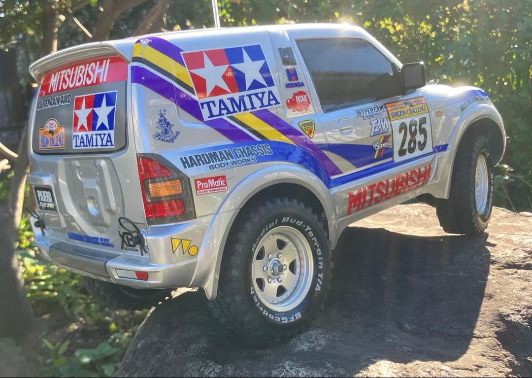 タミヤ1/10 XB三菱パジェロ　ラリースポーツ　ラジコン電動RC 4WD