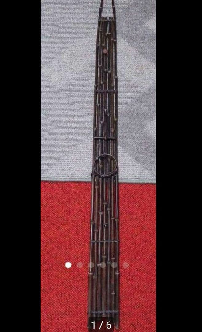 竹製の籠をかけたり短冊をかけたりするものです