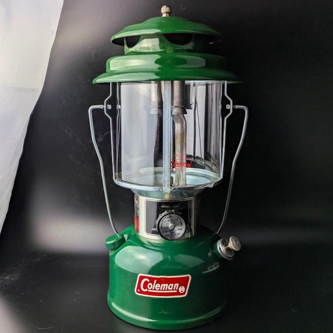 45年前でも美品★1980年4月製コールマン220K195★箱・取説付き