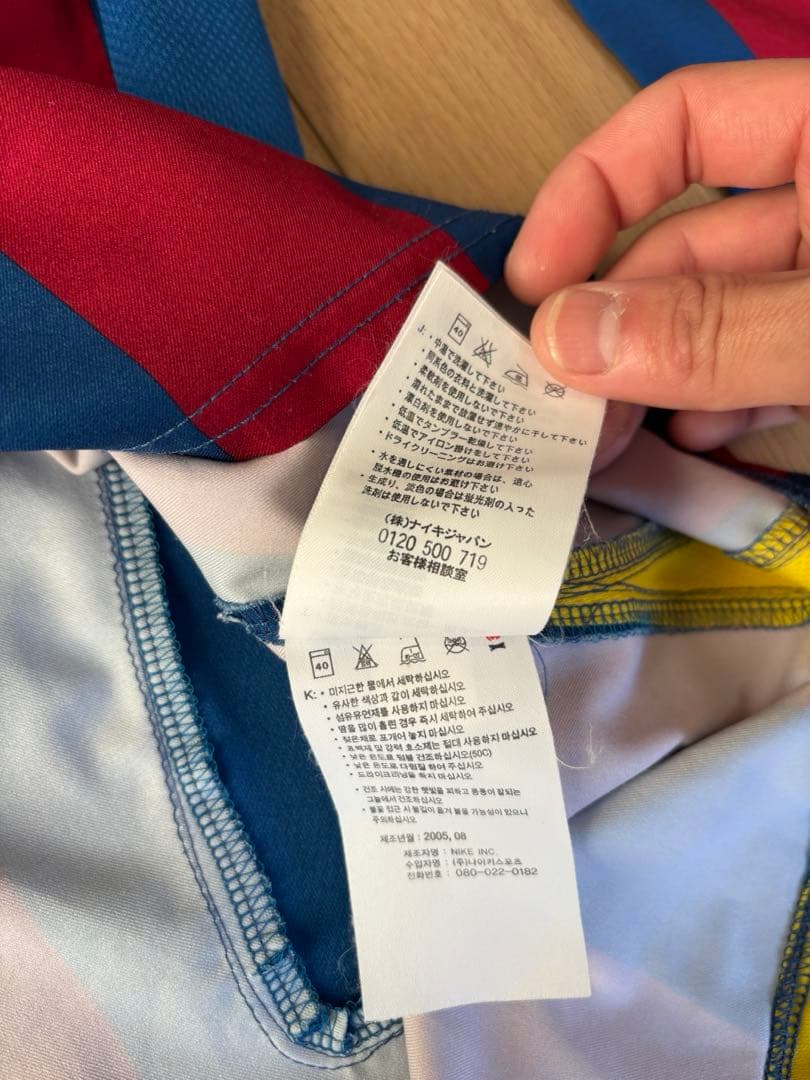 【希少】ロナウジーニョ バルセロナ　ヴィンテージユニフォーム　長袖ユニフォーム