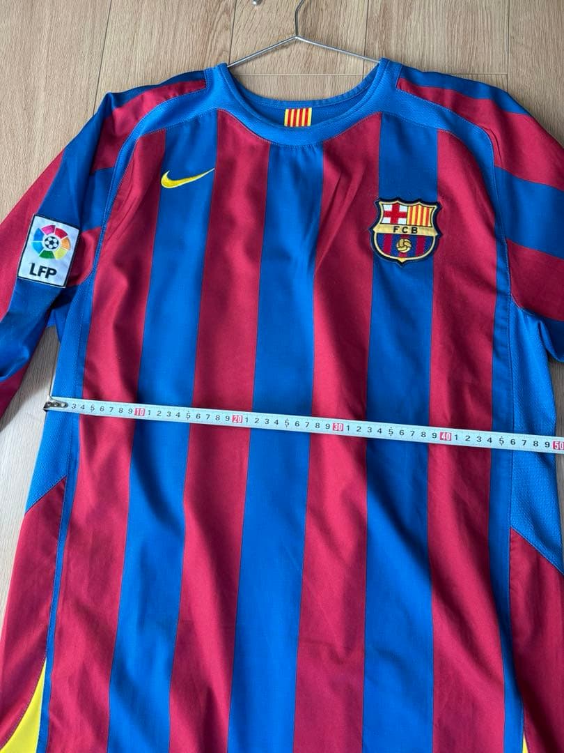 【希少】ロナウジーニョ バルセロナ　ヴィンテージユニフォーム　長袖ユニフォーム