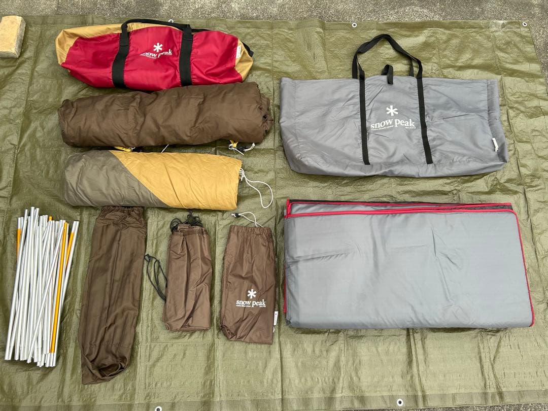 スノーピーク アメニティドームM フロアマット、フロアシート
