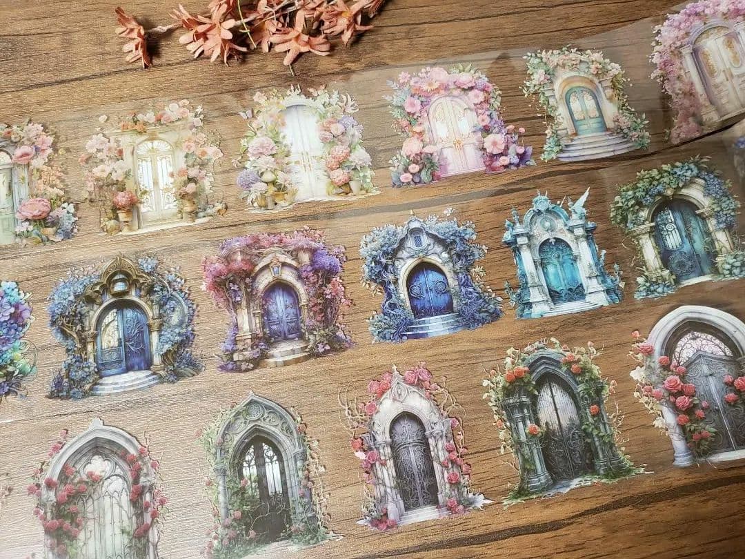 【nene様】「フローラルプリンセス光のフラワーウィンドウPETテープ6種」①