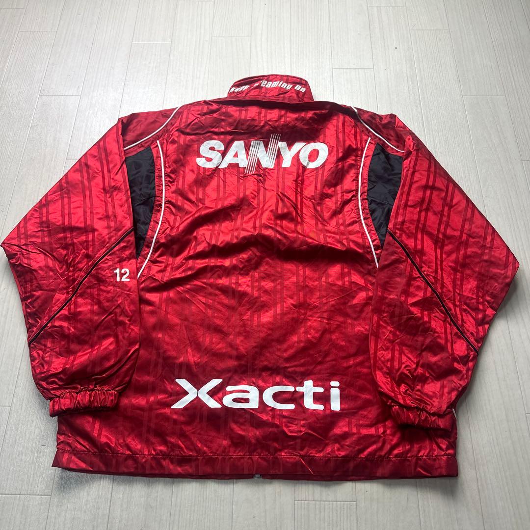 asics 三洋電機ワイルドナイツ ウインドブレーカー サイズXO