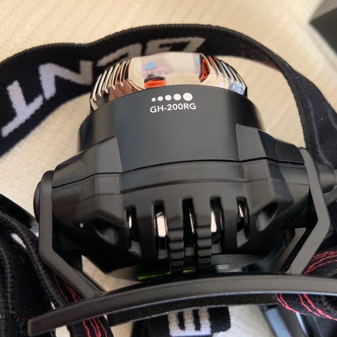 【新品未使用】GENTOS ジェントス GH-200RG ヘッドライト