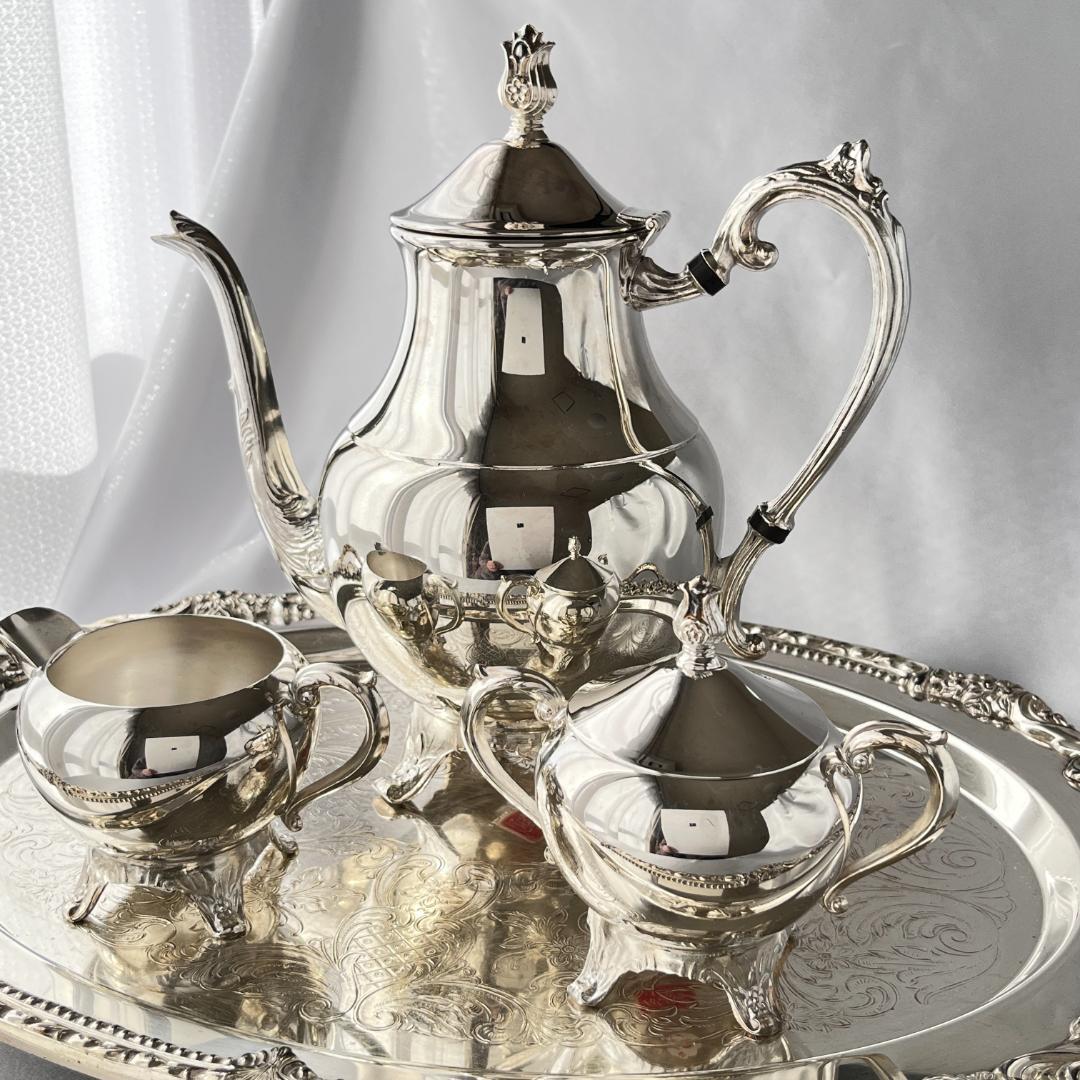 【F.B.Rogers】ティーセット 3点 ティーポット