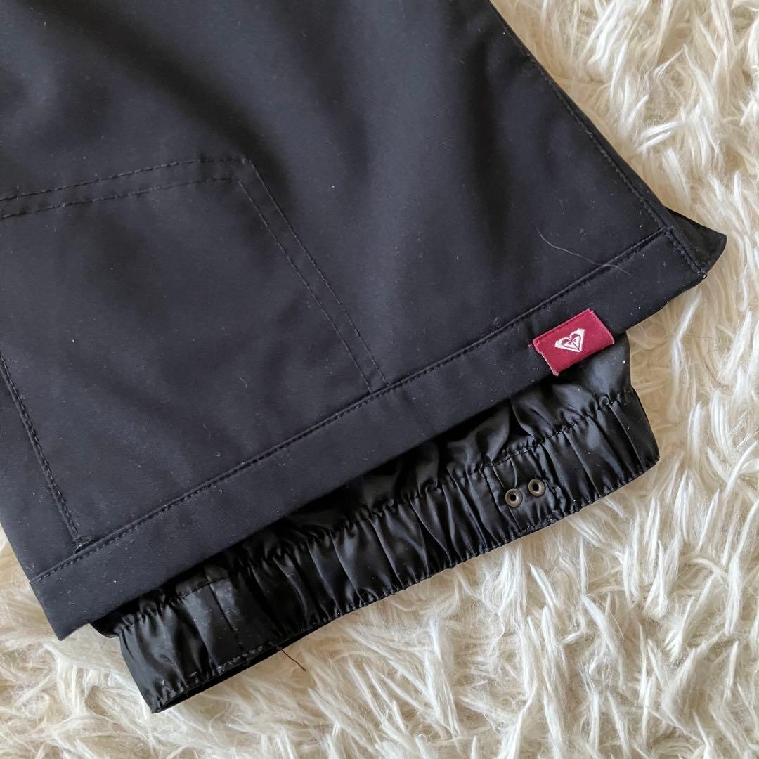 #10M✨ROXY✨スキーウェア パンツ レディースS ヒップロゴ ブラック