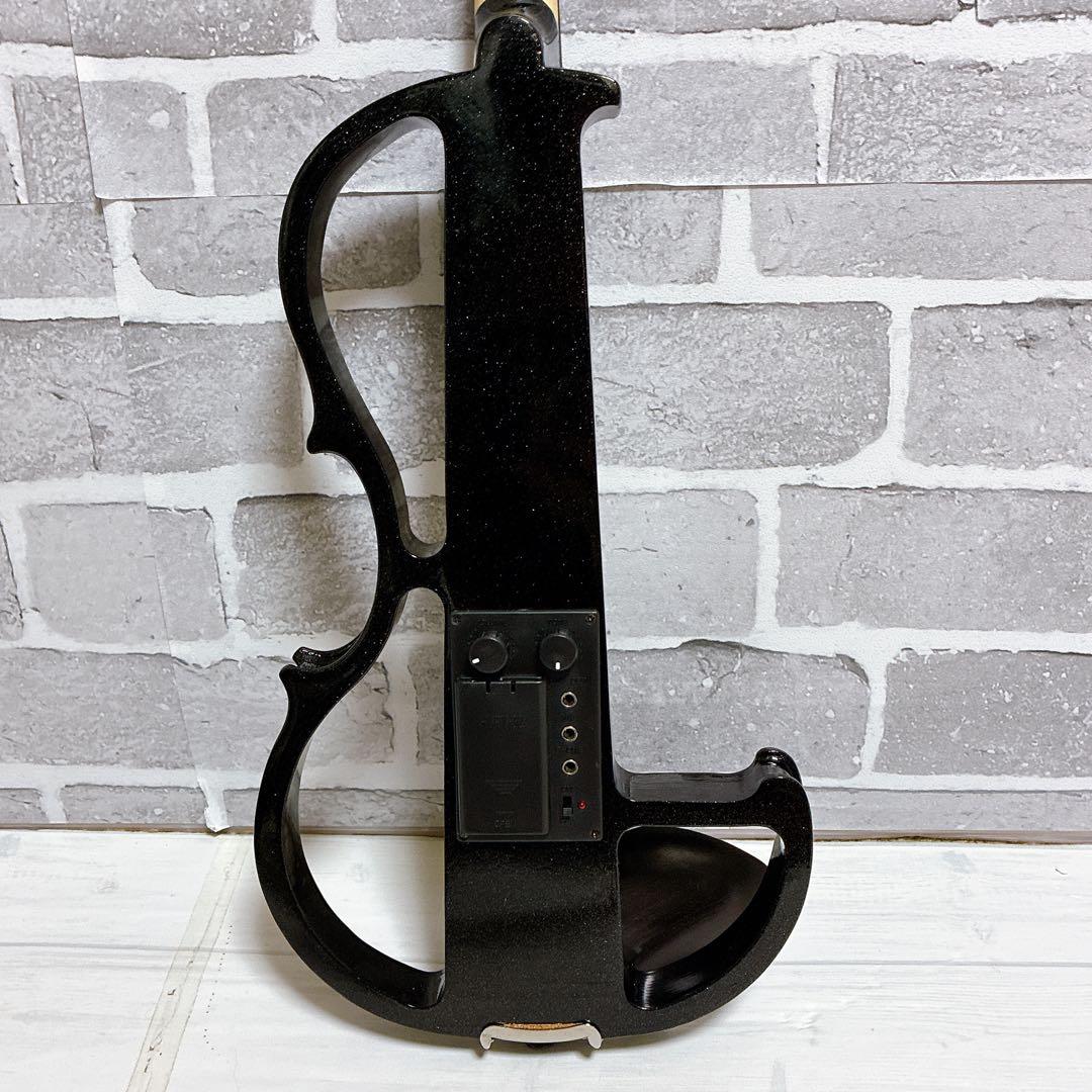 美品 ENNBOM サイレントバイオリン 4/4 ブラック 2WAYバック