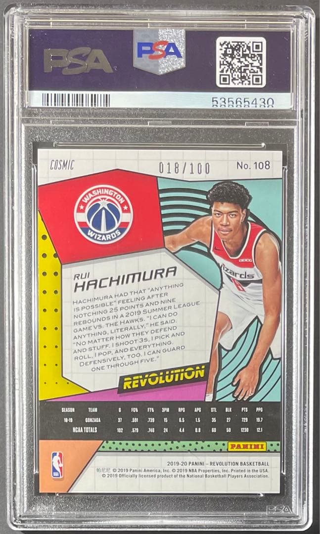 PSA10 100枚限定 Revolution RC 八村塁 レイカーズ NBA