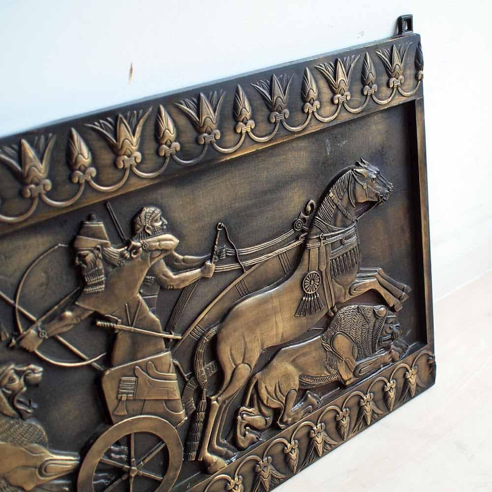 ブロンズ製 レリーフ 古代 神話 アート オブジェ ZR24127