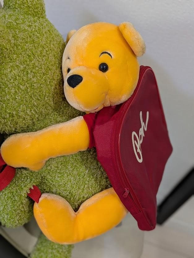 くまのプーさん　ぬいぐるみリュック　ヴィンテージ　Winnie the Pooh
