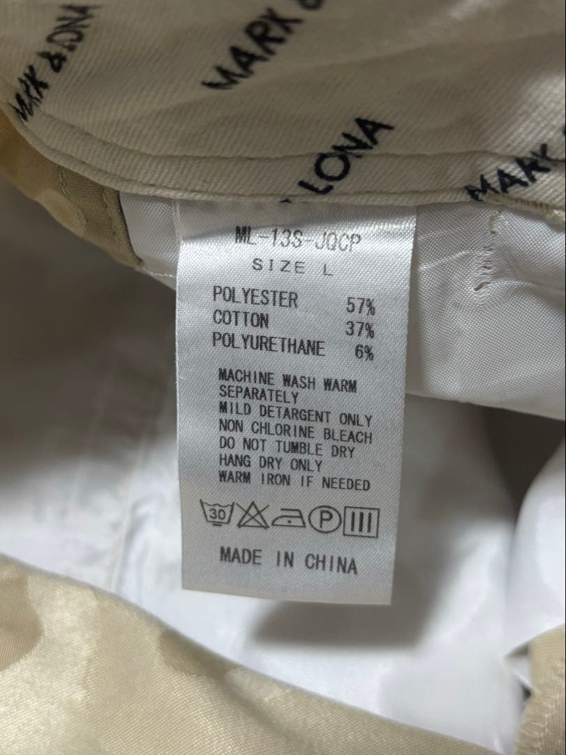 カ*ズ様 MARK&LONA GOLF ゴルフパンツ 秋冬 キムタク