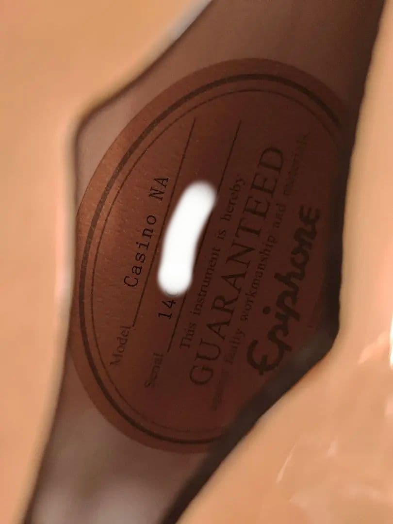 シ*ン様 Epiphone Casino NA エピフォン カジノ NA