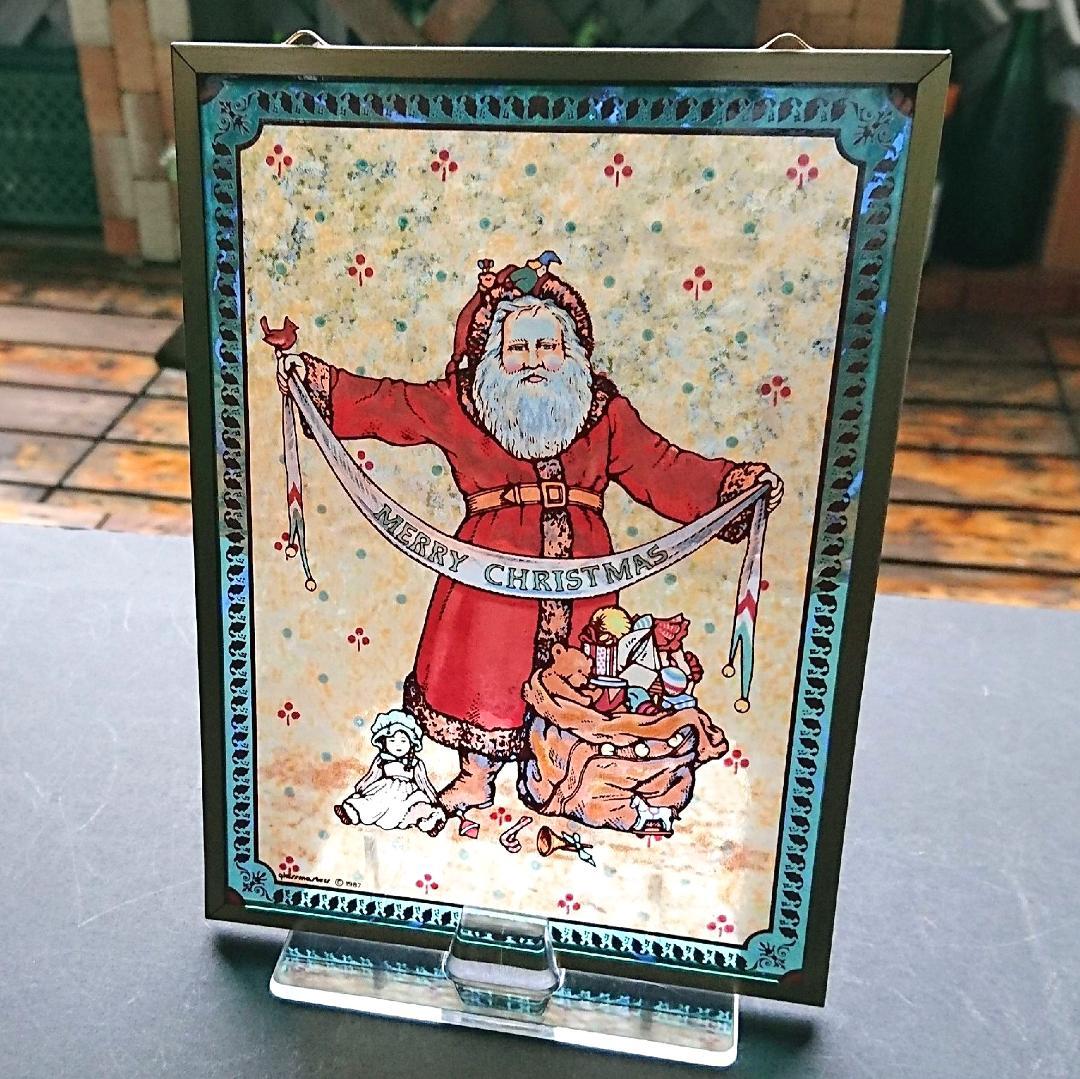 クリスマス ステンドグラス Father Christmasグラスマスターズ社